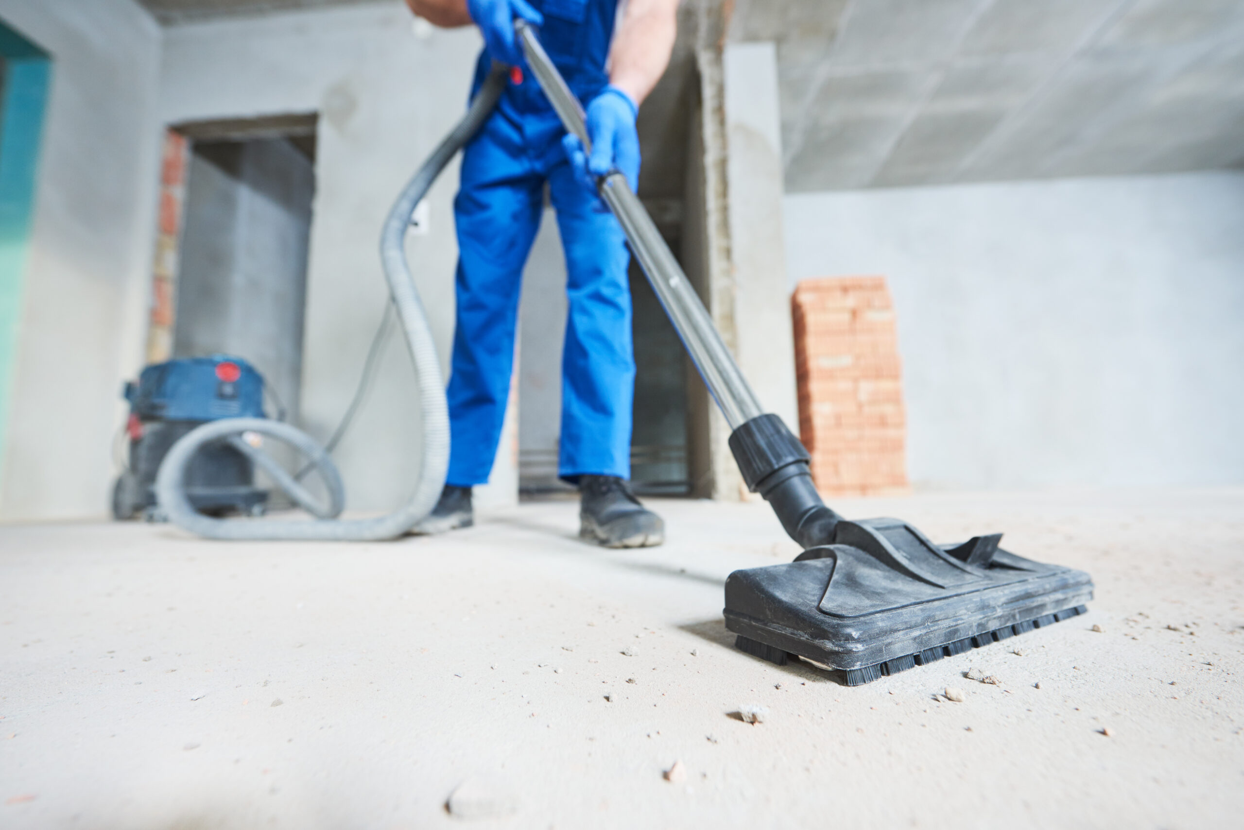 Angel Clean Team führt gründliche Baustellenreinigung durch, sicher und sauber
